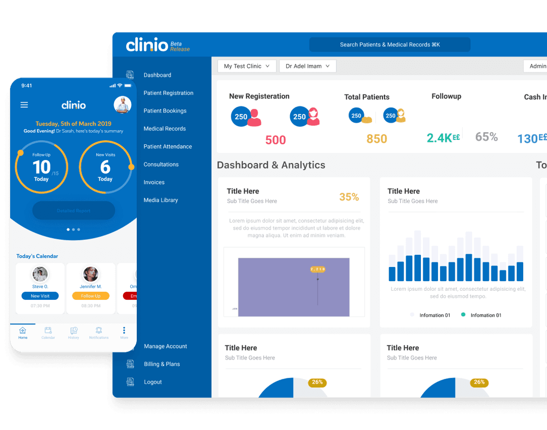 GetClinio Healthcare Platform